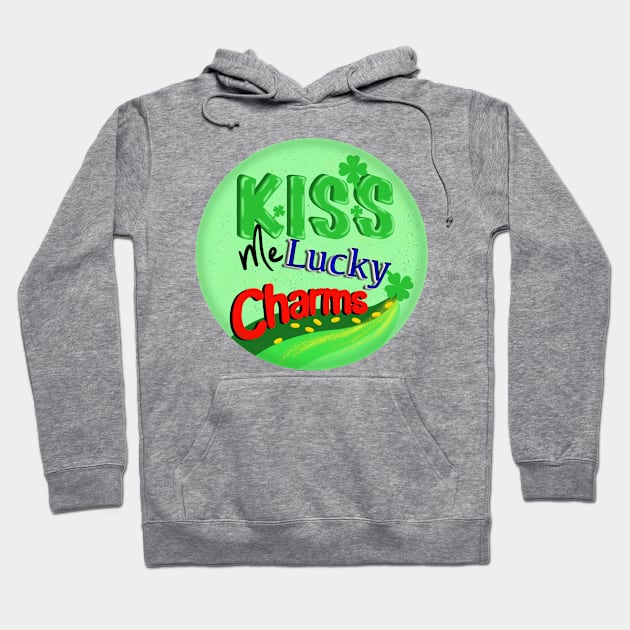 Kiss Me Lucky Charms Hoodie by Ebony T-shirts